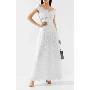 Self-Portrait Lace Off-Shoulder Gown Dress 4